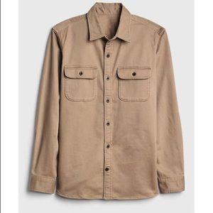 Gap Men’s Khaki Shirt Jacket